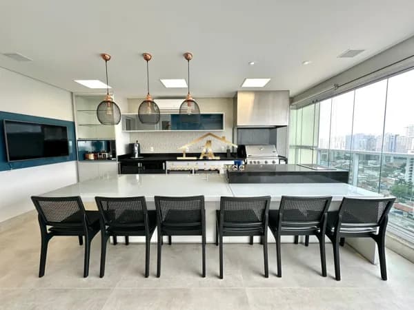 Apartamento Alto Padrão - Tatuapé/SP - Varanda Gourmet - Mobiliado