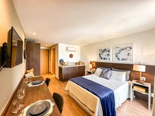 Apartamento Studio de 25m² na porta da UFJF por R$269.990,00