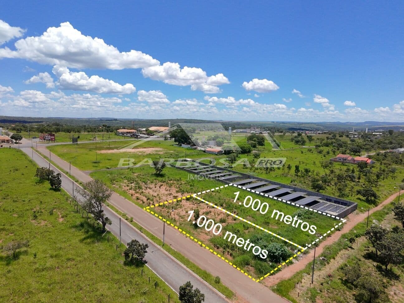 Área de 1.000 a 2.000 m² à venda no Setor Lagoa Quente