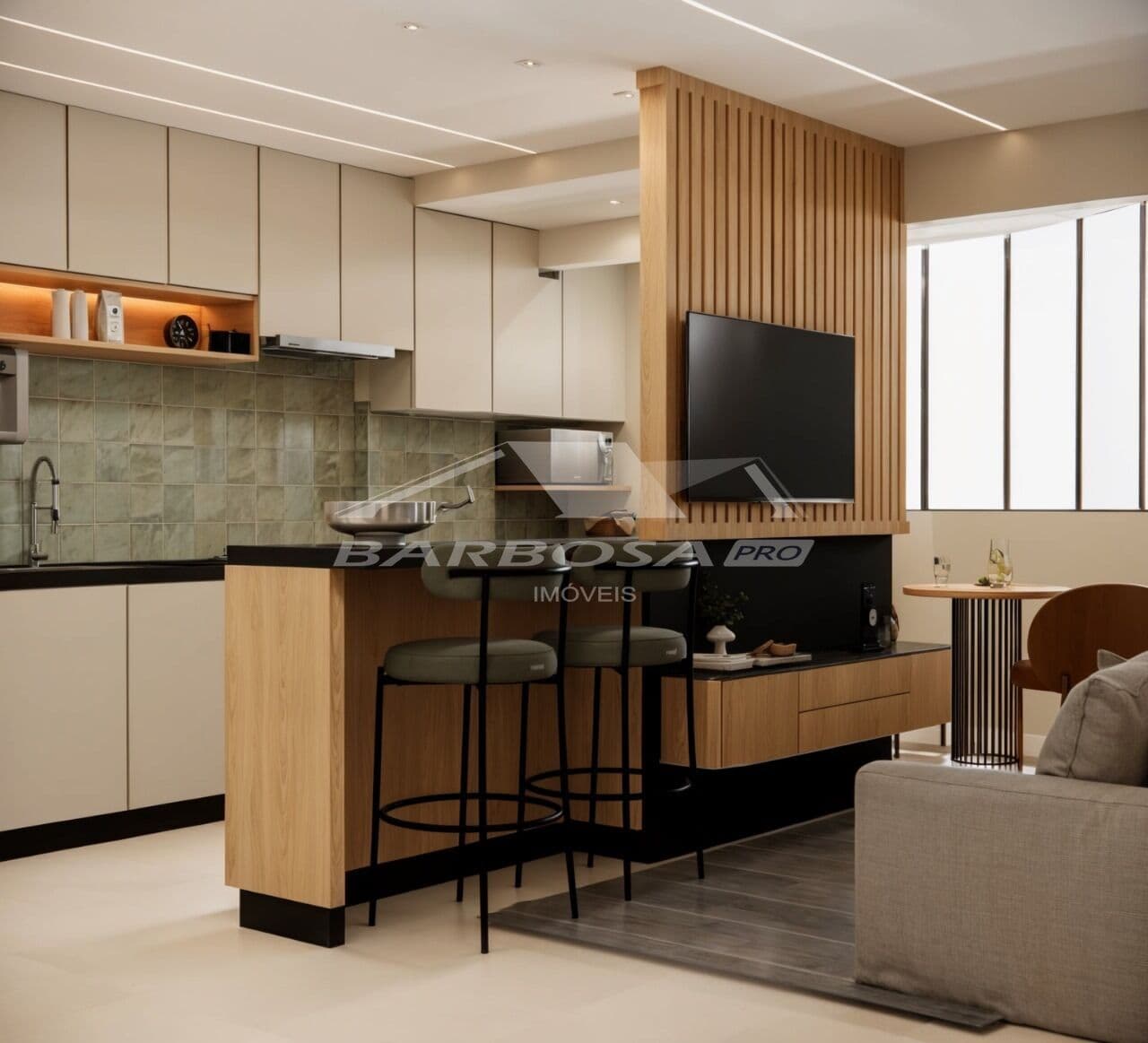 Apartamento com 3 quartos e piscinas termais próximo ao Centro