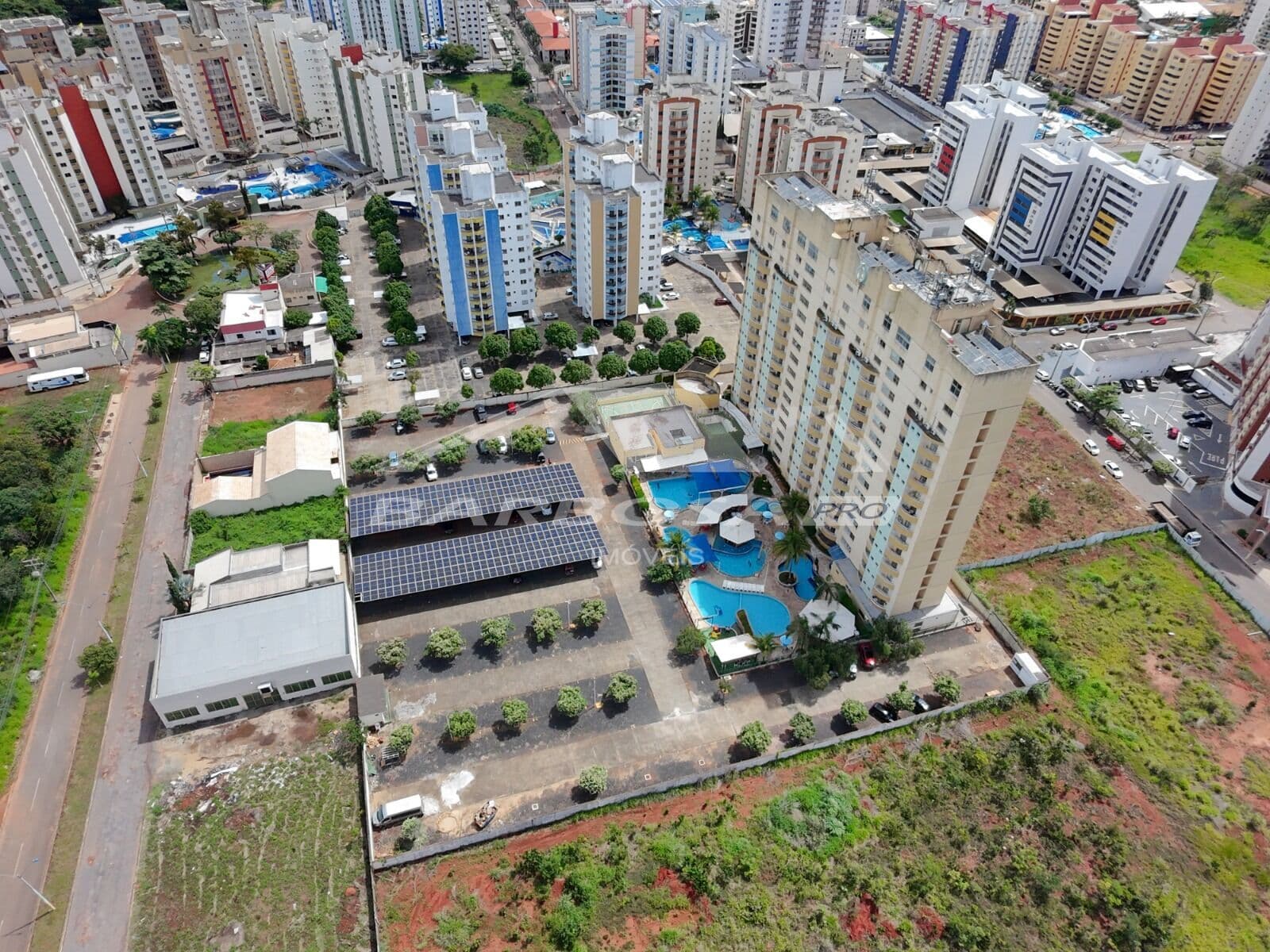 Apartamento flat á venda no Thermas Place próximo ao Shopping Singapura
