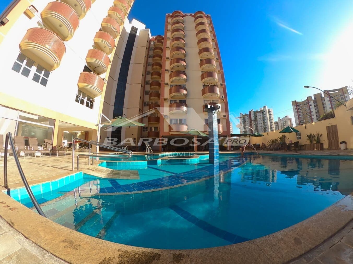 Apartamento 1 quarto com parque aquático para venda Ed Splendor