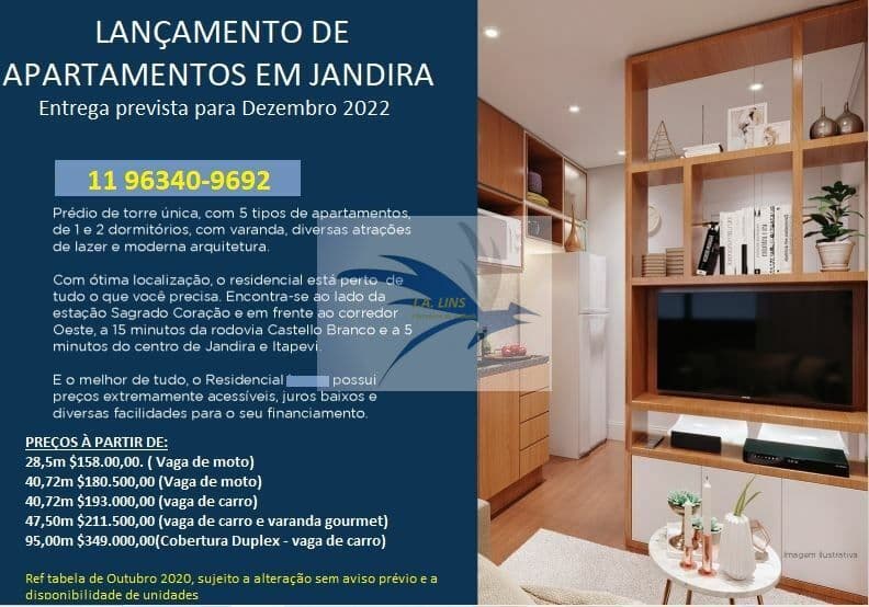Apartamento em Jandira - Jardim Rosa Emília