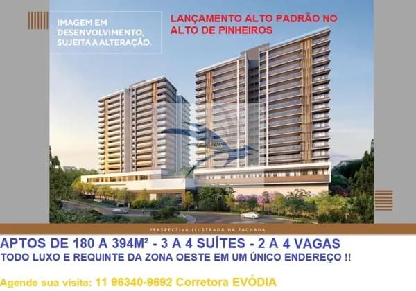 Apartamentos Alto Padrão em Pinheiros