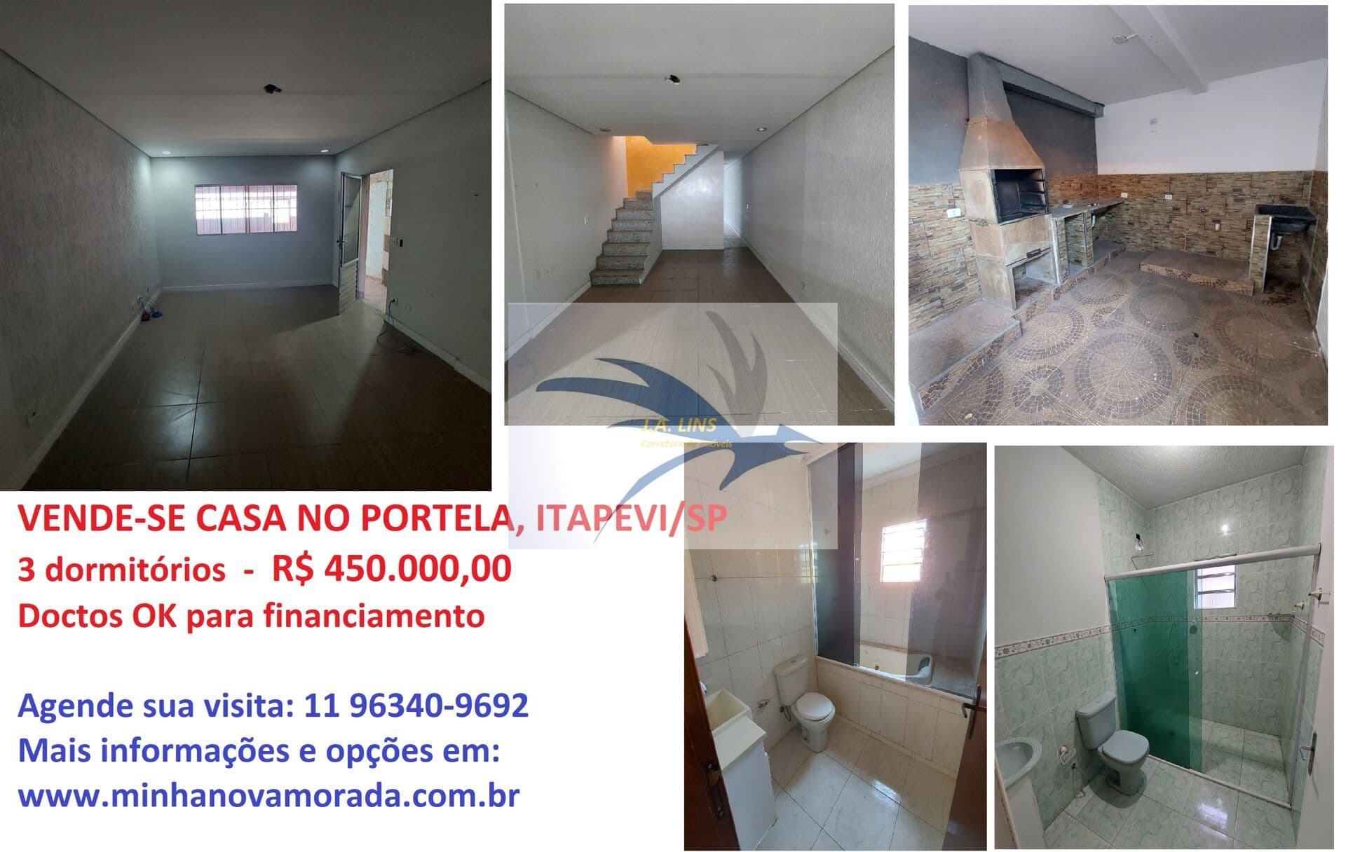 Casa à venda no Jd. Portela, Itapevi-SP