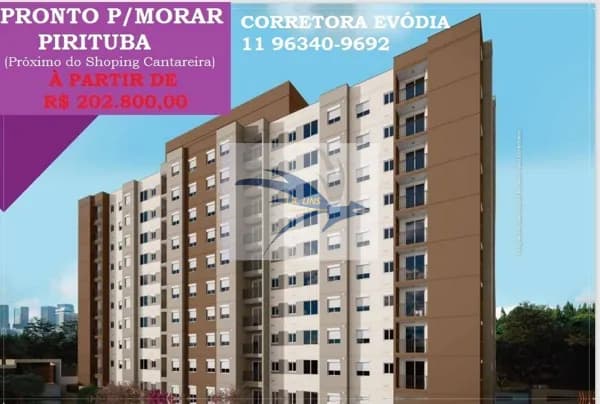 Apartamentos prontos para morar em Pirituba