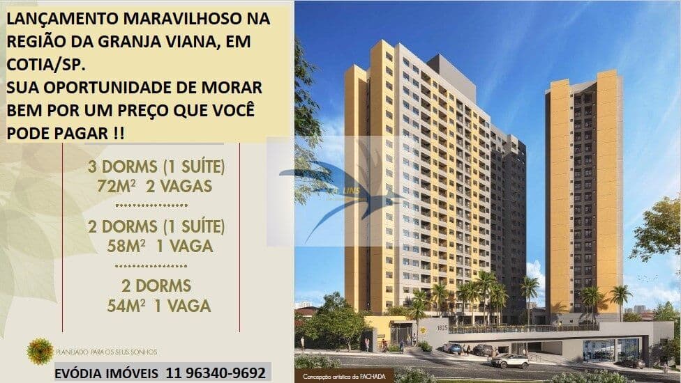APARTAMENTOS DE 2 E 3 DORMS