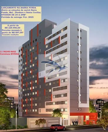 Apartamento Studio na Barra Funda