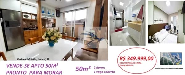 APTO COM 2 DORMS - ITAPEVI, SP