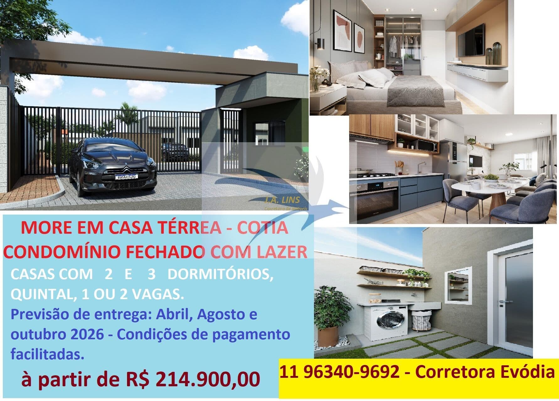 Casas térreas em construção, Cotia,SP