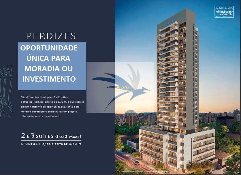 Apartamentos e studios em Perdizes, ZO