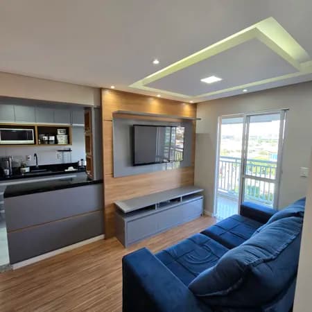 Apartamento já Mobiliado Pronto pra Morar! 56m² / More no Melhor imóvel da Região
