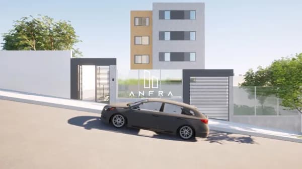 Apartamento privativo em "U" com 2 Qts e 1 vaga no Mangueiras (Barreiro)