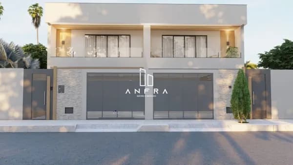 Casa com 3 Qts e 4 vagas no Miramar (Barreiro)