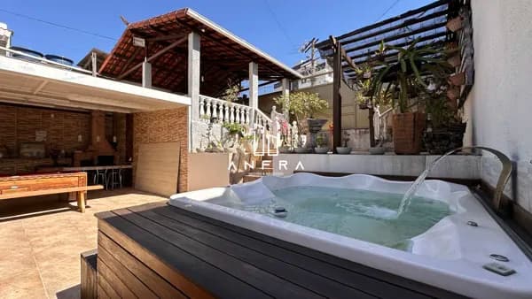 Casa 3 Qts no Santa Helena (Barreiro) com spa, gourmet e pergolado