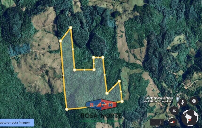 Área Rural Mata Nativa 400.000m2- 40 Hectares- Topografia atualizada pronta.