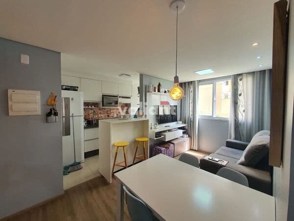 Apartamento Mobiliado 44m² 2 Dormitórios com 1 Vaga de garagem no Jardim Íris, SP