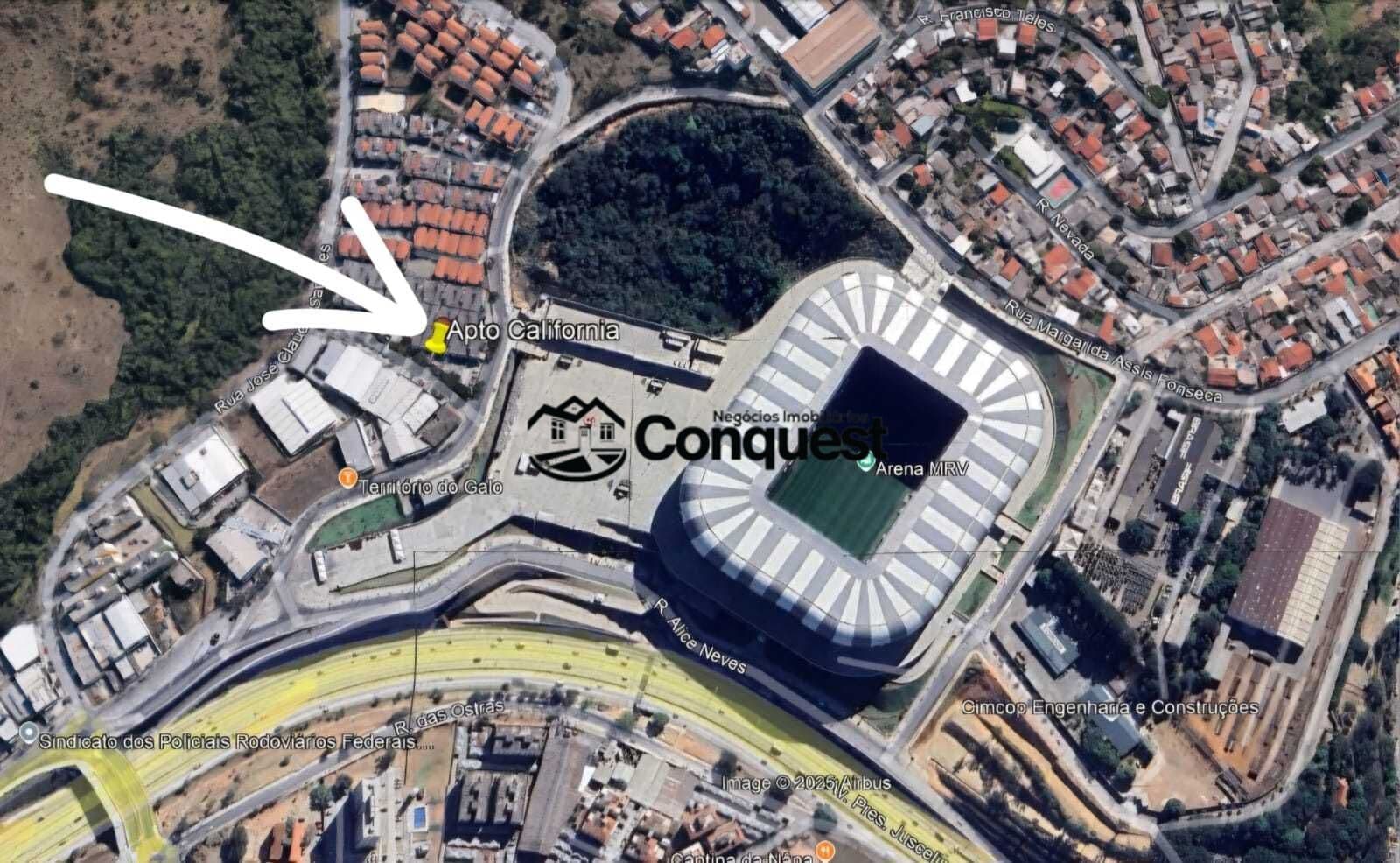 Vendo Apartamento 02 Quartos, fica 150 metros do Estádio do Atlético, Bairro Califórnia, BH !