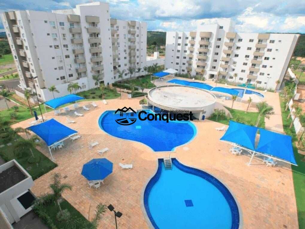 Lindo Apartamento 02 Quartos com suíte, Condomínio Lagoa Flat Service, Caldas Novas, Goiás !!