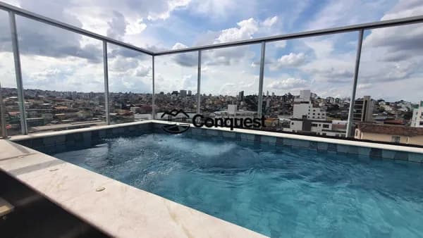 Lindíssima Cobertura no bairro Inconfidentes, 3 Quartos com suíte, closet, 3 vagas de garagem, piscina aquecida, Alto Luxo !!