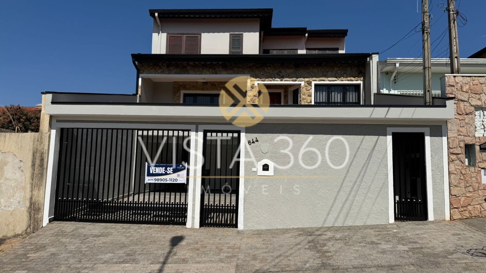 CASA ENCANTADORA À VENDA NO NOVA EUROPA COM PARQUE PRADO EM CAMPINAS/SP