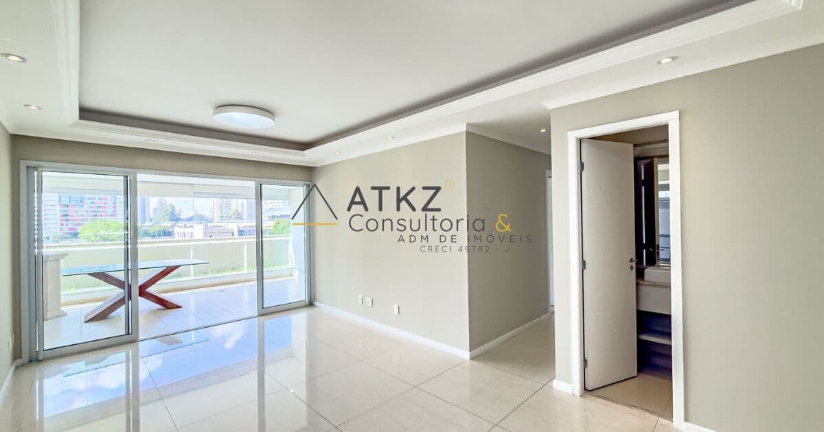 Brooklin — 138 m², 3 Suítes, Varanda e Lazer Completo