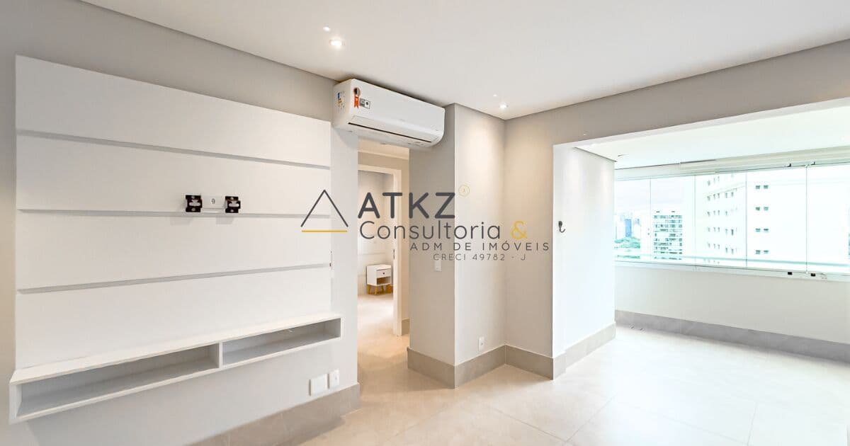 Brooklin — 52 m², 2 Dormitórios, Varanda Envidraçada e Lazer na Cobertura