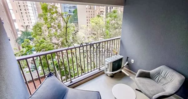 Moema — Studio Mobiliado, Pronto para Renda e ao Lado do Metrô