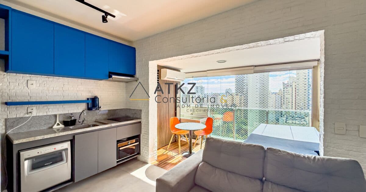 Brooklin — Reformado, Mobiliado, Sacada com Ofurô e Lazer Completo