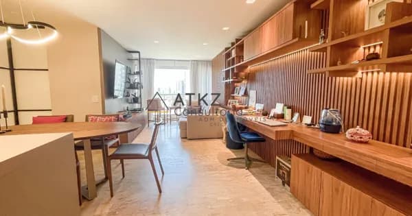 Campo Belo – Apartamento de 71m², 1 Suíte Ampliada, 2 Vagas, Mobiliado e Moderno
