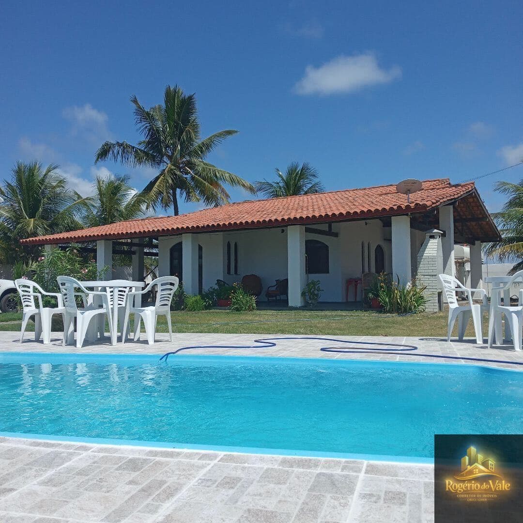 Arembepe Casa 3/4 Suíte Master, Piscina, Varanda, Garagem