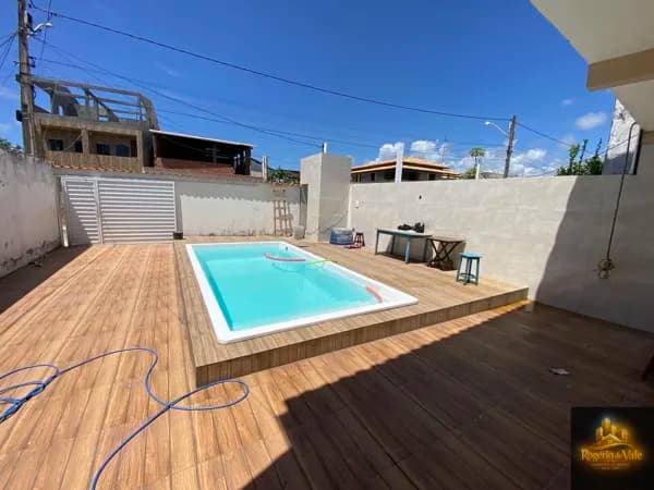 Arembepe Vendo Casa Espaçosa 2 Suítes, Área e Piscina Grande