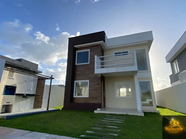 Vendo Financio Casa Cond Luar de Arembepe 3/4 Suíte - Centro