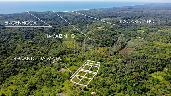 Lote no paraíso em meio a mata atlântica, próximo das mais belas praias da região de Itacaré