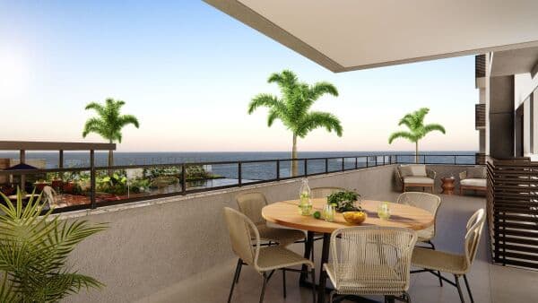 Excelente Apartamento na Frente do Mar no Bairro Taboleiro em Barra Velha SC