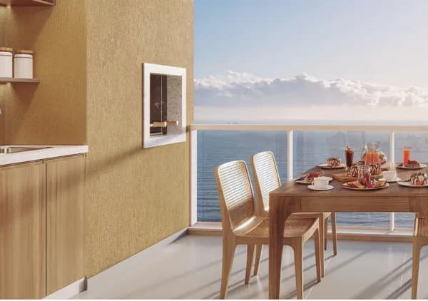 Excelente Apartamento Vista Mar no Centro de Balneário Piçarras SC