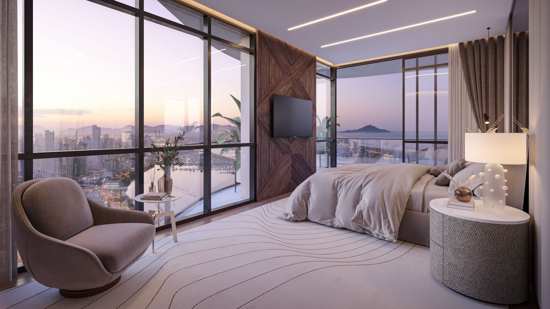 Apartamento Alto Padrão de 3 Suítes na Beira Rio em Itajaí SC