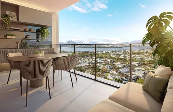 Apartamento de 77 m² à venda no Epic Golf Residence – 2 suítes com varanda gourmet na Barra da Tijuca