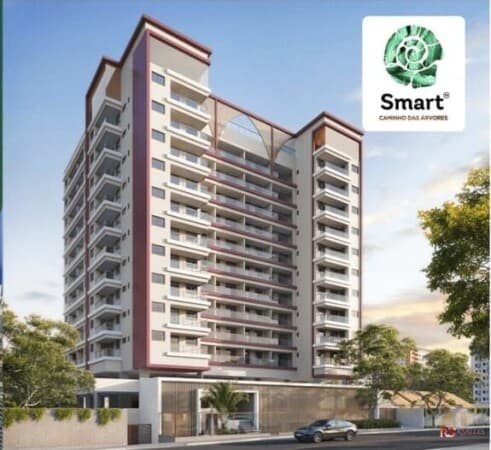 Apartamento 01 quarto com varanda no Caminho das Arvores - SMART CAMINHO DAS ARVORES !