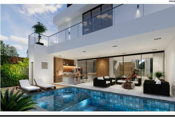 Excelente casa contemporânea triplex