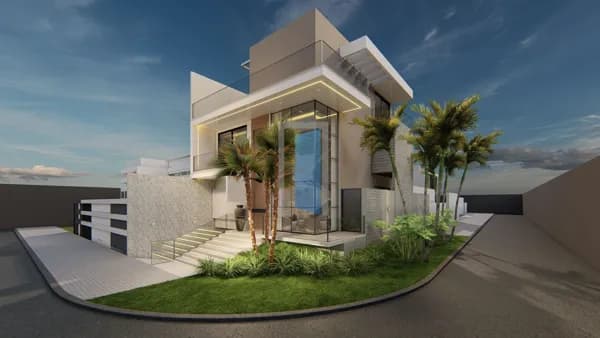 🏡✨ Casa Triplex com Subsolo no Villa Blanca 2 | 380m² | 4 Suítes