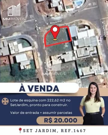 Terreno de esquina SetJardim