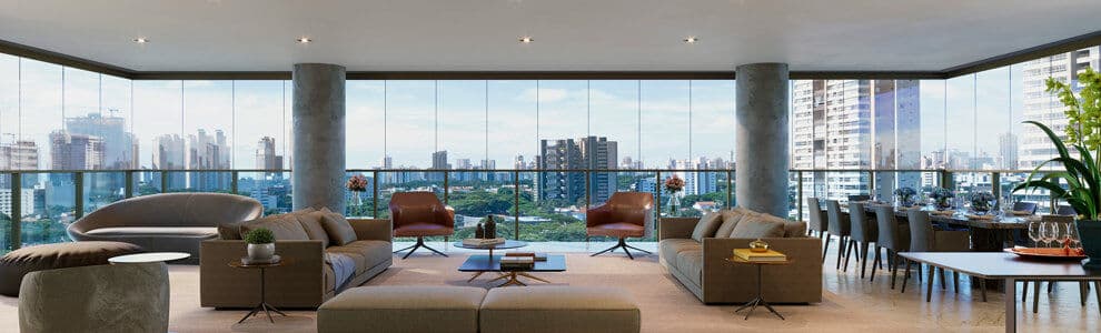 THE FRAME VILA NOVA CONCEIÇÃO- Apartamentos de 358m² a 771m², 4 a 5 suítes, 4 a 7 vagas.