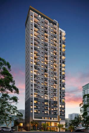 STAR CAMPO BELO - Aptos tipo Studio, plantas de 37m² a 66m² no bairro Campo Belo - São Paulo/SP, Zona Sul
