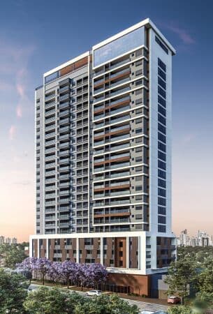 Apartamento Studio, 30 a 35m², pronto para morar, à venda no bairro Brooklin - São Paulo/SP, Zona Sul