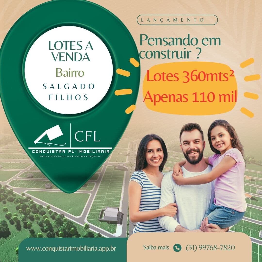 Lote no Salgado Filhos, Brumadinho/MG
