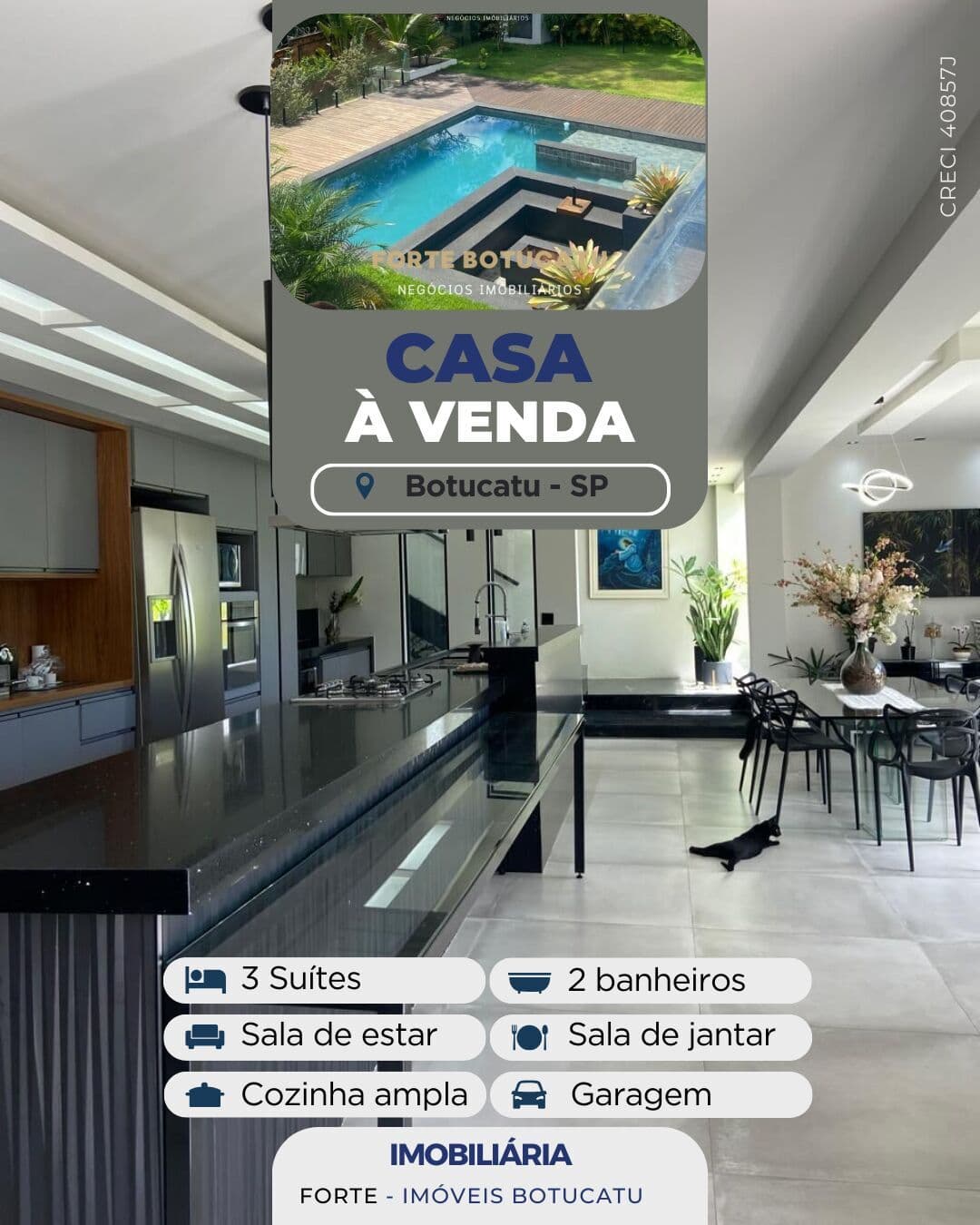 Casa Alto Padrão em Residencial Terras Altas, Botucatu/SP