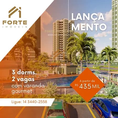 Apartamento em Conjunto Habitacional Engenheiro Francisco Blasi, Botucatu/SP