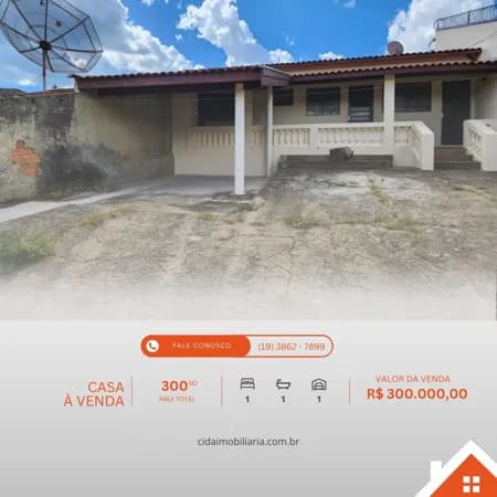 Casa à venda no bairro Jardim Nossa Senhora Aparecida - Mogi Mirim/SP
