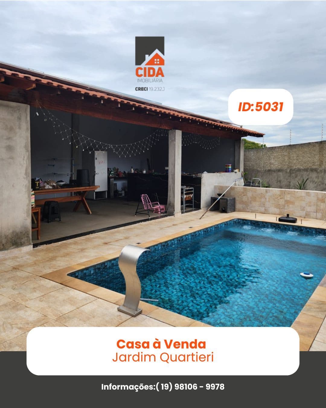 Casa à venda no bairro Jardim Quartieri - Mogi Mirim/SP